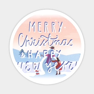 HAPPY CHRISTMAS Magnet